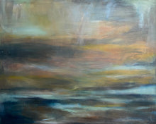 Load image into Gallery viewer, Abstract Seascape Painting 'The Blues of Daybreak.'