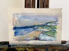 Load image into Gallery viewer, Whiterocks Beach - Abstract Seascape Mixed Media Artwork
