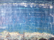 Load image into Gallery viewer, Mixed Media Art Italian Alps A3 Overpainted Photograph, Abstract Expressionism