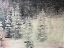 Load image into Gallery viewer, Mixed Media Art Ehrwald Austrian Alps A3 Overpainted Photograph for Wall Art