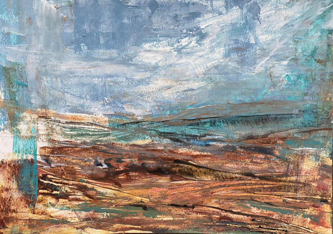 Mountain Landscape - original painting - Orla Gilkeson Art